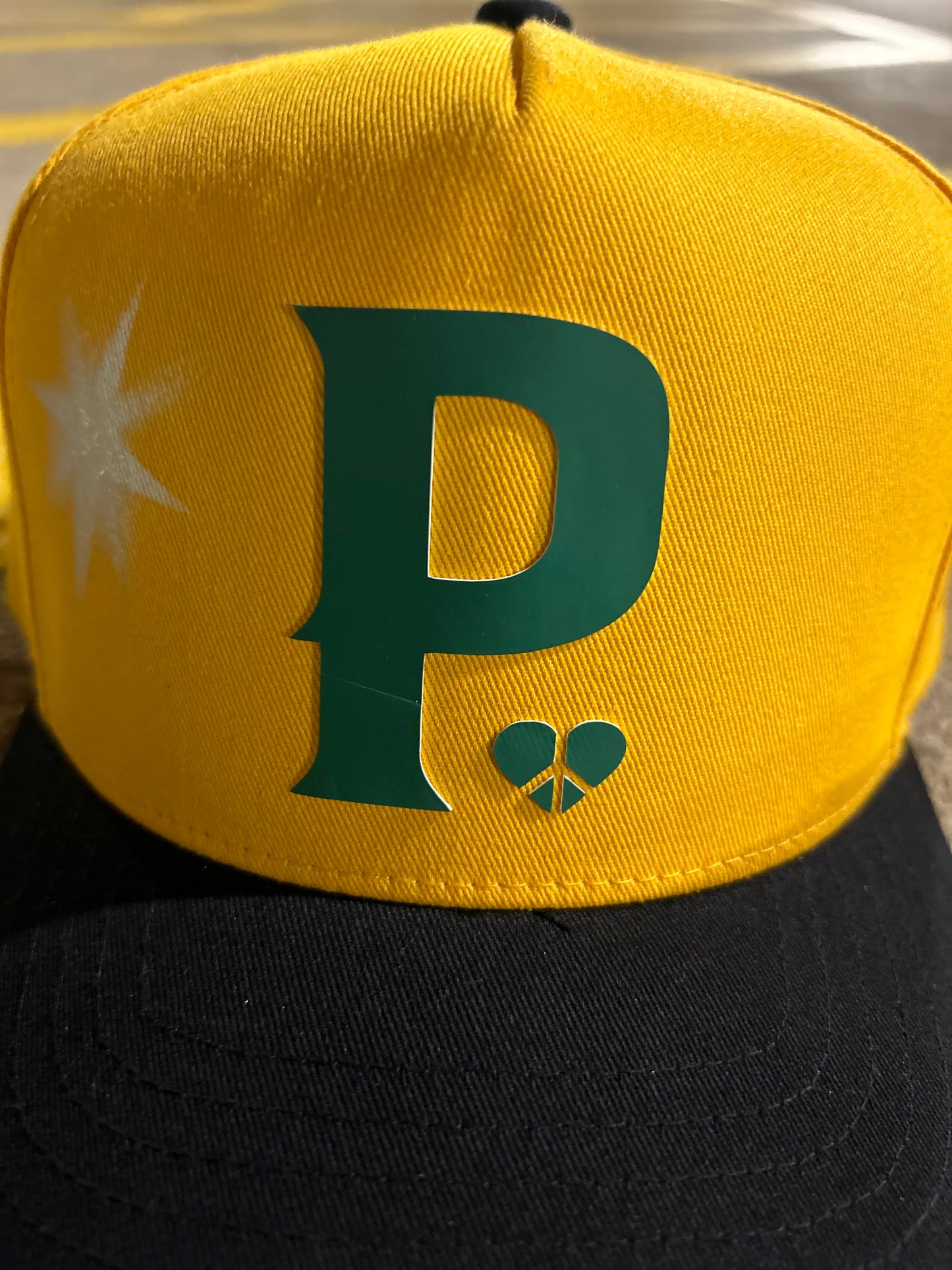 DXP Two Tone Airbrushed "P" Pre Curved SnapBack
