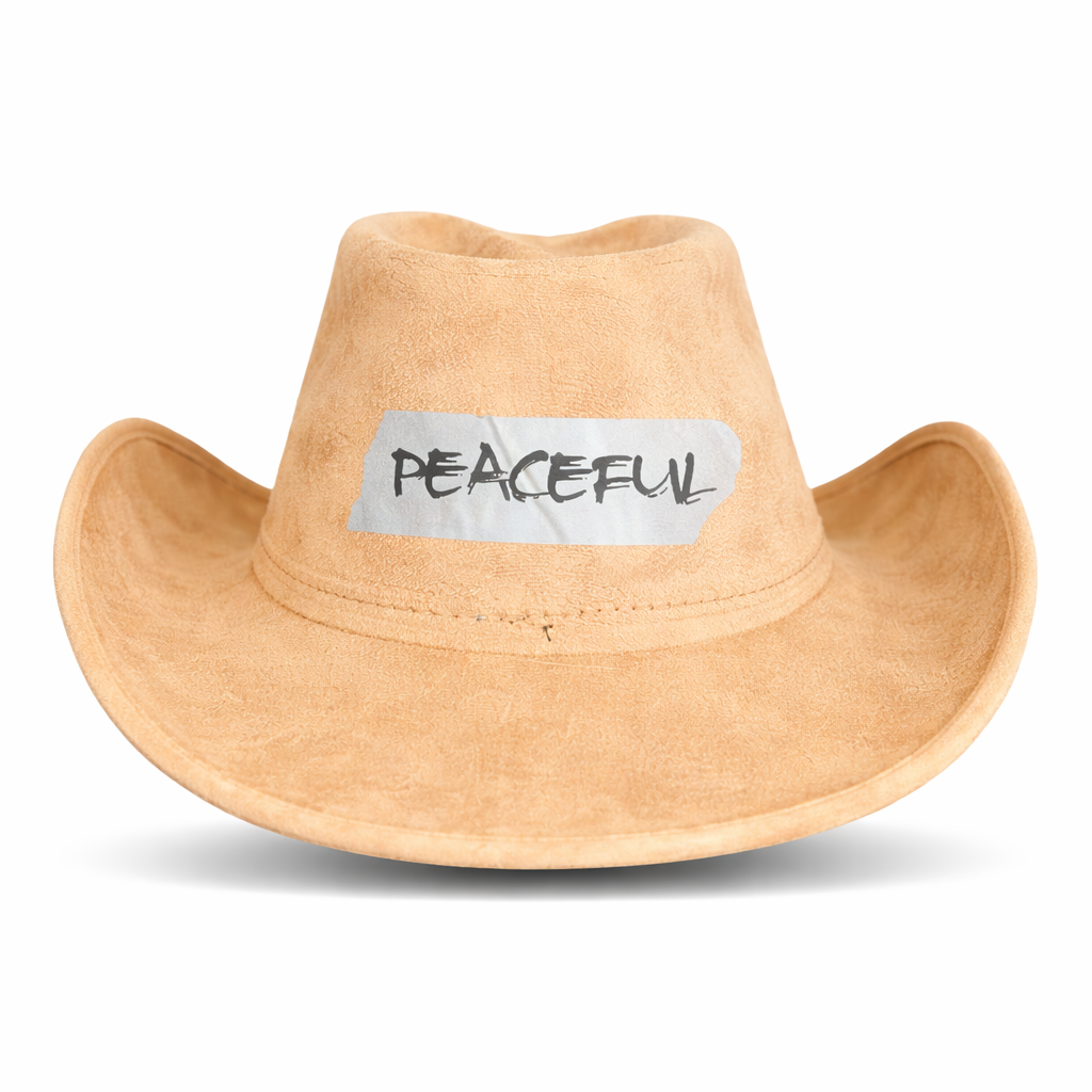 “PEACEFUL” Western Hat (Tan)
