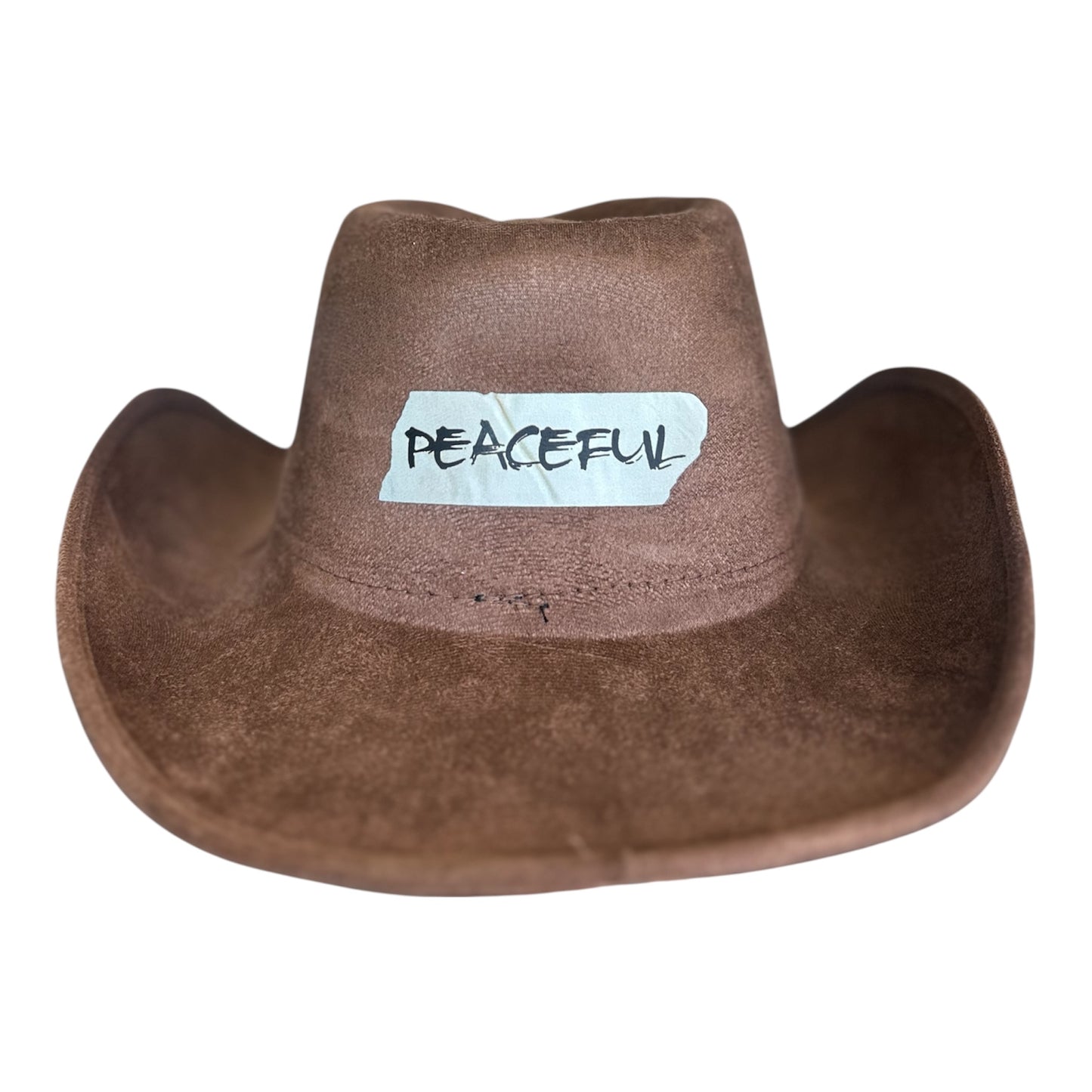 “PEACEFUL” Western Hat (Brown)
