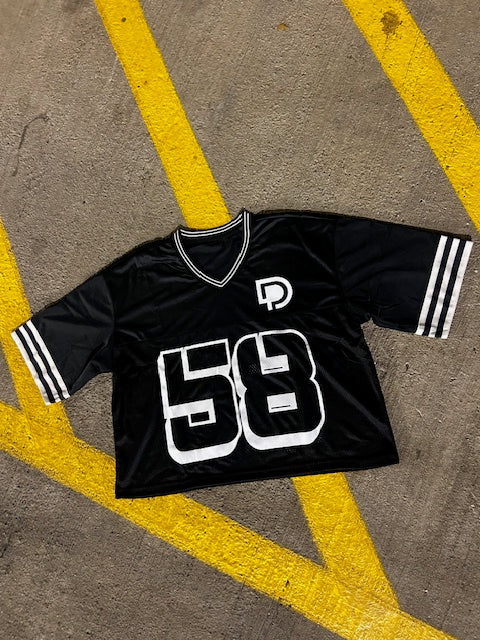 DXP Vintage Hockey Jersey Short Sleeve (Black)