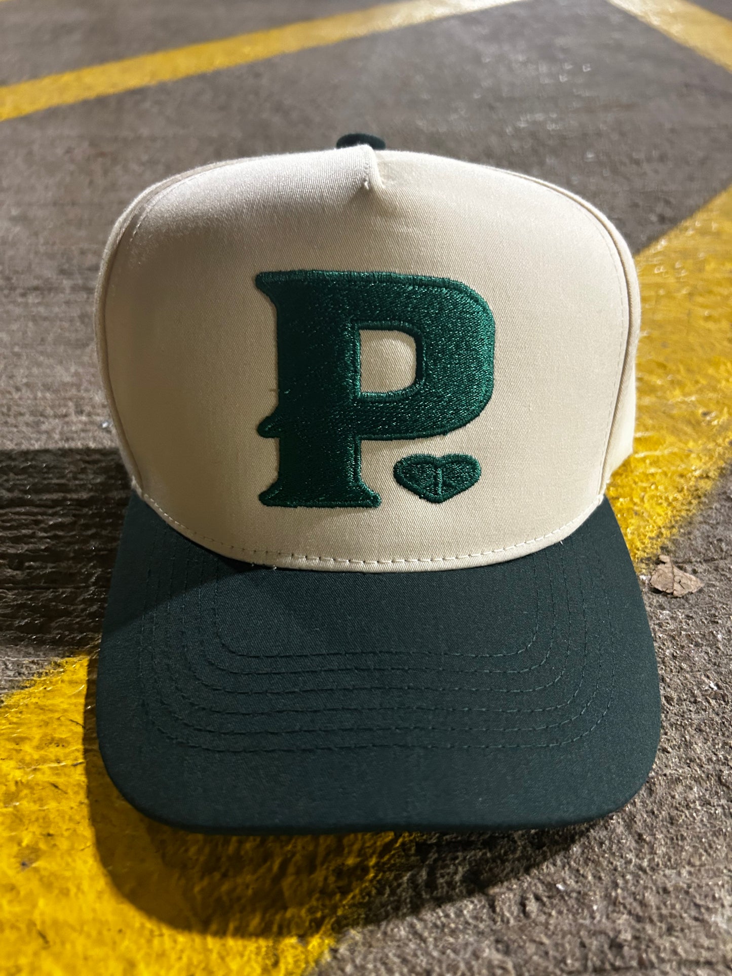 DXP embroidered "P" Pre Curved SnapBack