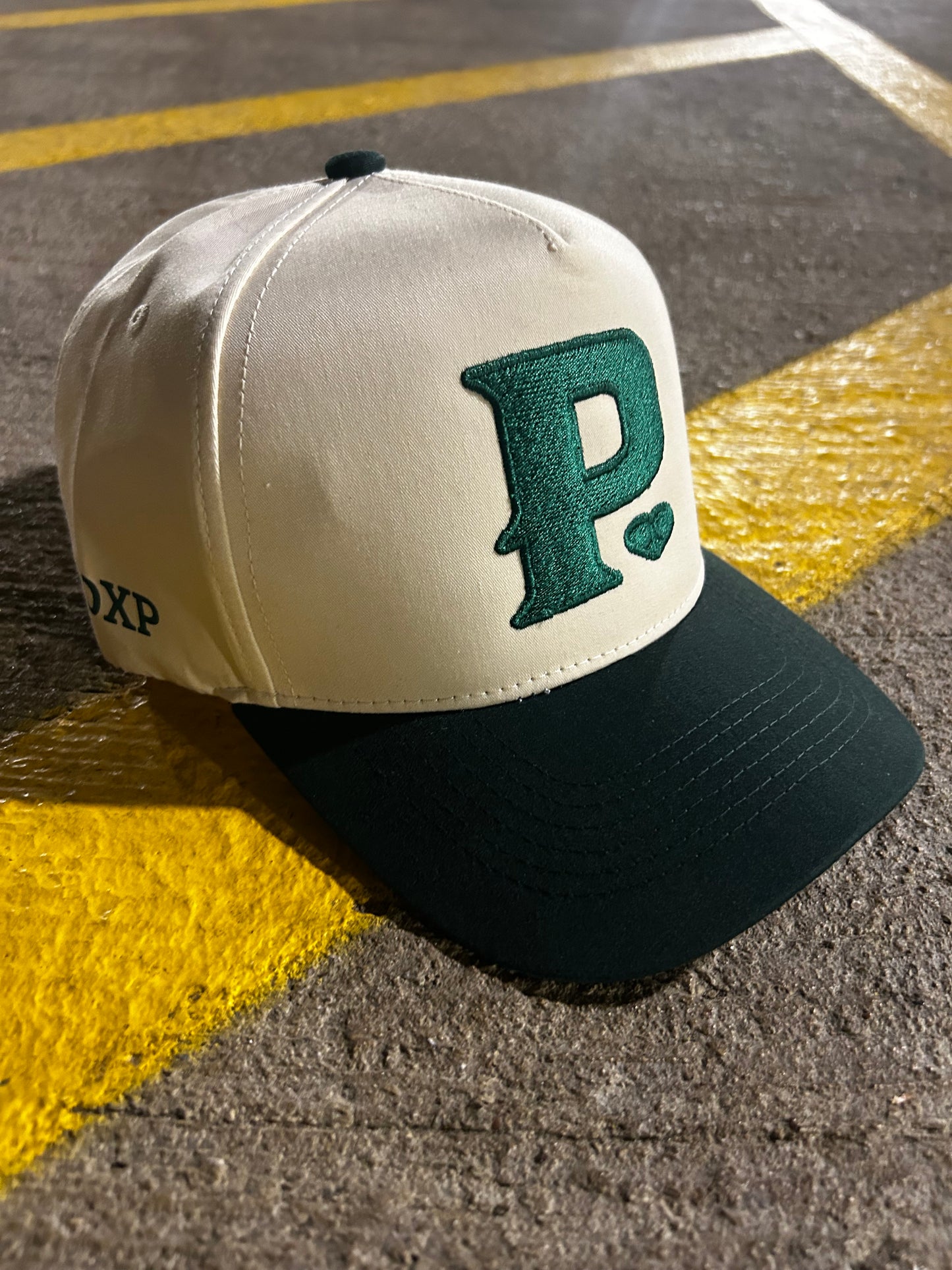 DXP embroidered "P" Pre Curved SnapBack